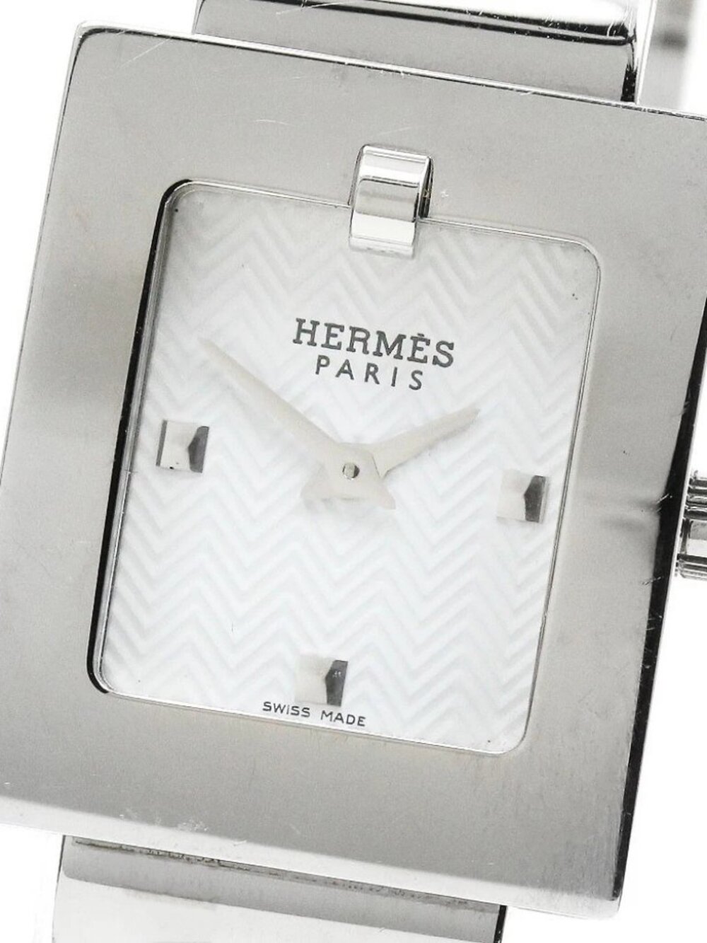 HERMES Belt watch BE1.110 white Dial Quartz Ladies Watch_919466
